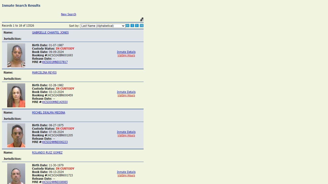 Hendry County Inmate Search Results - hcso.online